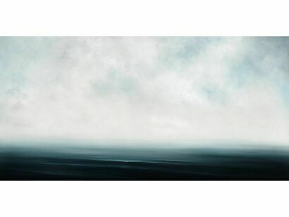 Louise LeBourgeois, 3 Water: Distant Wave #491, 2012 | Oil on panel | 30 x 60 inches