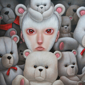 Paolo Pedroni. All my Friends, 50x70 cm, oil on canvas, courtesy Dorothy Circus Gallery