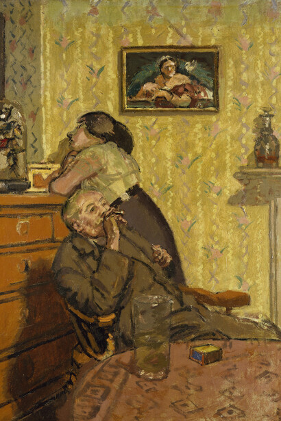 Walter Sickert, Ennui, 1917, Oil on canvas, h. 76 x w. 56 cm, © Ashmolean Museum, University of Oxford