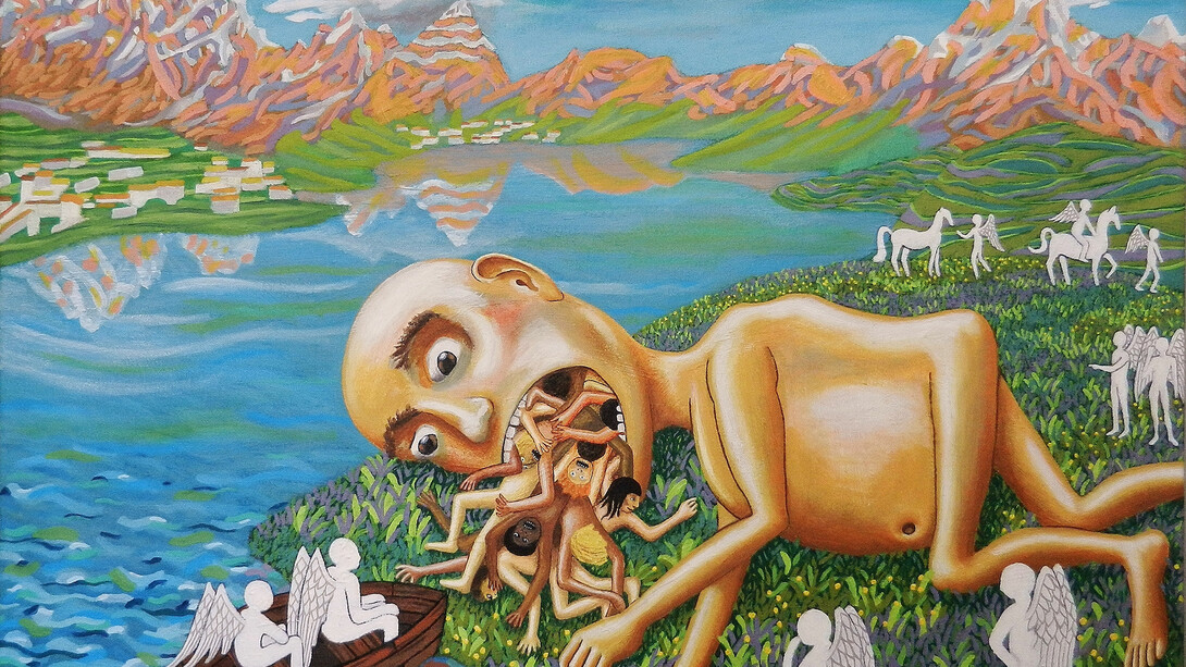 David Shackleton, Derwentwater, Oil on Canvas