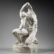 Anonymous, attributed to Michelangelo, Flayed man, 16th century. Courtesy of the Louvre Museum 