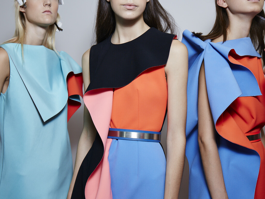 Roksanda SS15, backstage (Sam Wilson, British Fashion Council) 