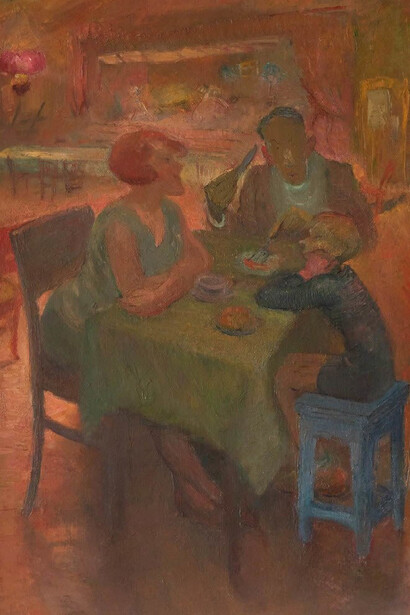 Franciszka Themerson, Interior (Restaurant), c. 1930. Courtesy of Ben Uri Museum