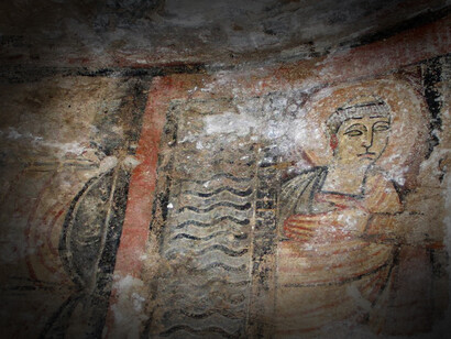 San Marco dei Sabariani, Benevento, Italia. Affresco