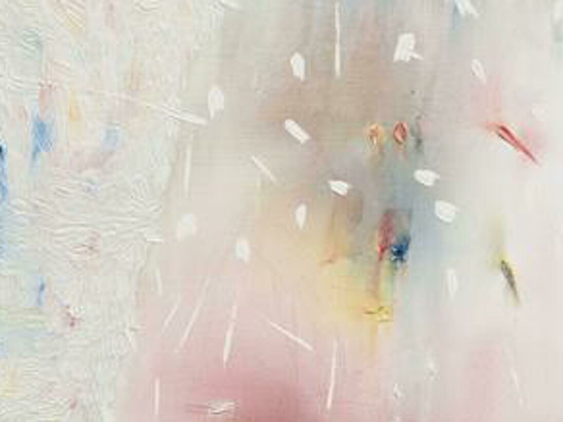 Elegy for whatever (vanilla tactics), 2016, Oil on linen, 82 x 53 inches  208.3 x 134.6 cm. Courtesy of Marianne Boesky Gallery