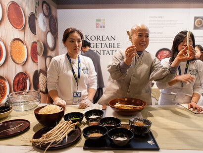 WookWan, embajadora de la cocina coreana. Foto Roberto Castelli