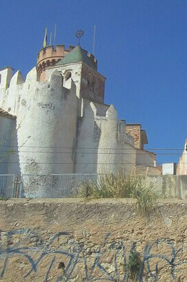 Castillo de Castelldefels y graffiti