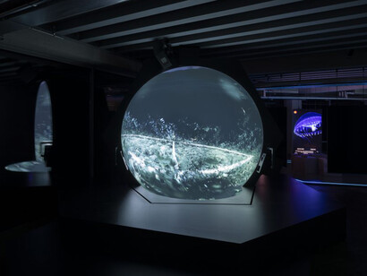 Hito Steyerl, The island, exhibition view. Courtesy of Fondazione Prada Ossevetorio