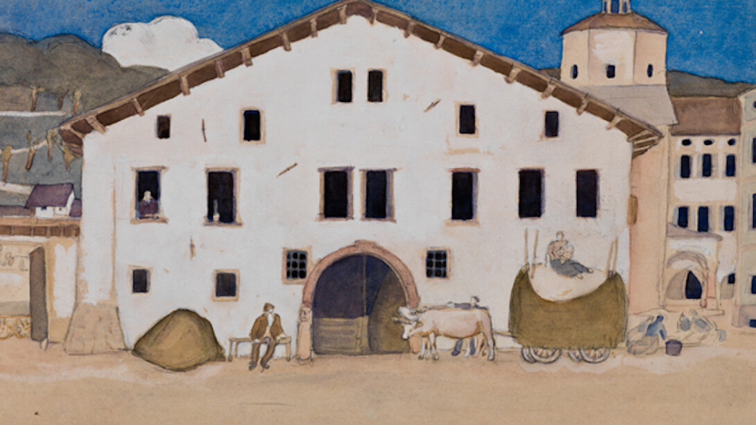 Tullio Garbari, "Momenti di vita campestre", 1915, Mart, Provincia autonoma di Trento