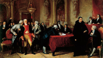 "Boceto para la Firma del Acta de Independencia", Martín Tovar y Tovar