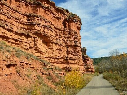 Ademuz, camino de la vuelta, Valencia, España