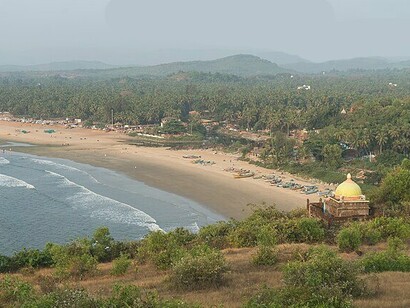 Gokarna beach in January 2023, India 