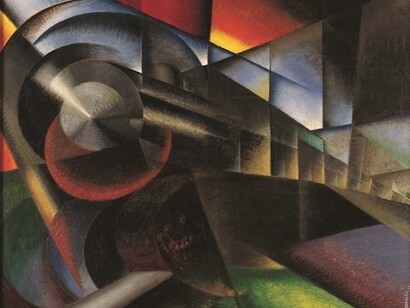 Ivo Pannaggi, Speeding Train (Treno in corsa), 1922