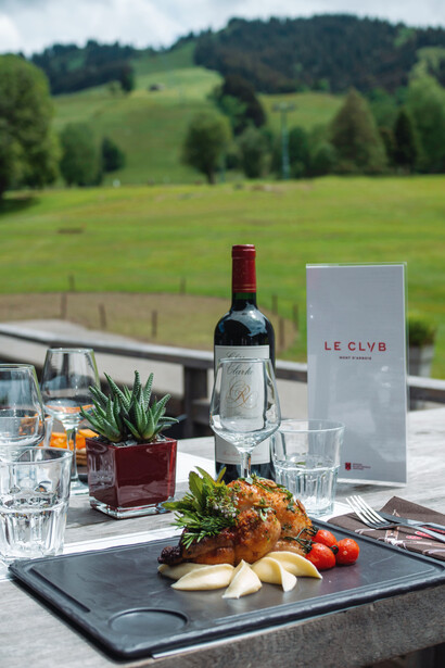 Le Club du Mont d’Arbois in Megève, local delicacies