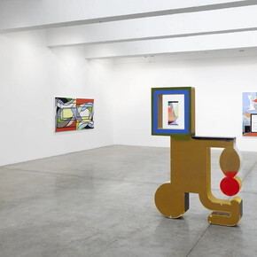 Thomas Scheibitz, Argos eyes, exhibition view. Courtesy of Tanya Bonakdar Gallery
