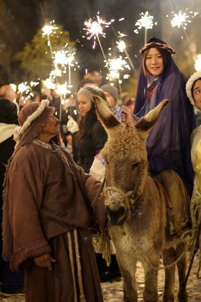 Representación del pesebre, Real de 14, México. Foto: Sabrina Guitart