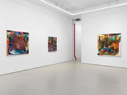 Erika Ranee, Saturn return, exhibition view. Courtesy of Klaus von Nichtssagend Gallery