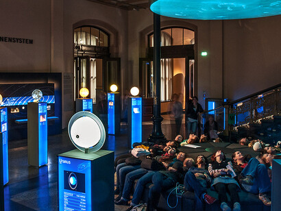 The Cosmos and the Solar System. Courtesy of Museum für Naturkunde