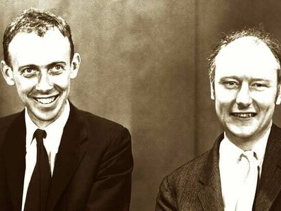 Watson y Crick fueron, junto con Rosalind Franklin, los descubridores de la estructura molecular del ADN