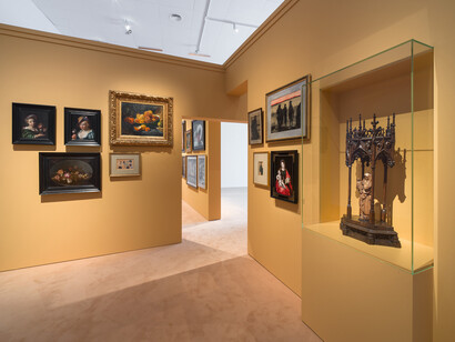 Various artists, Art that moves, exhibition view. Courtesy of M-Museum Leuven