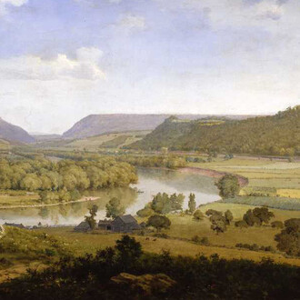 George Inness, Delaware water gap, 1930. Courtesy of Montclair Art Museum 