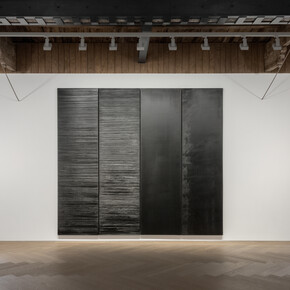 View of Pierre Soulages’ exhibition at Perrotin Shanghai
Photo: Ringo Cheung
© Pierre Soulages / ADAGP, Paris, 2019. Courtesy of the artist & Perrotin