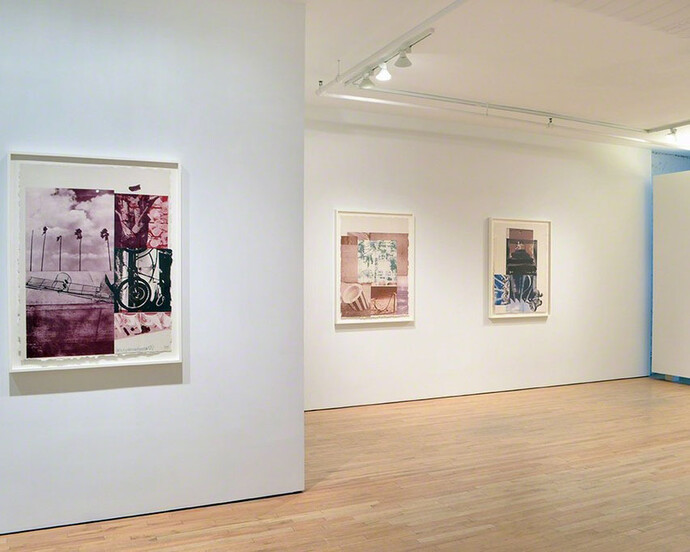 Robert Rauschenberg. Courtesy of Gemini G.E.L.
