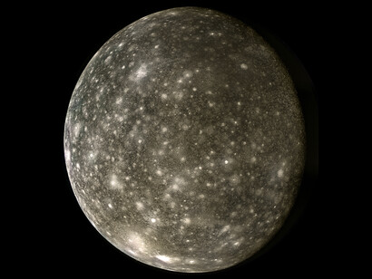 Calisto, el tercer satélite más grande del sistema solar y el segundo del sistema joviano