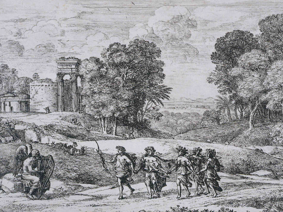 Claude Gellée dit Le Lorrain, Le temps, Apollon et les saisons, 1640-1680, Musée des Beaux-Arts de la Ville de Paris, Petit Palais © Petit Palais / Roger-Viollet