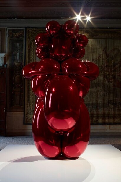 Jeff Koons, Ballon Venus, InstallationView