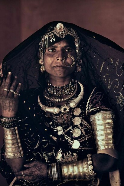 Rabari Woman in Ajabgarh Village © Jimmy Nelson