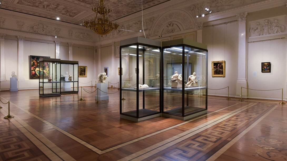 The divine Michelangelo and his contemporaries, exhibition view. Courtesy of the State Hermitage Museum