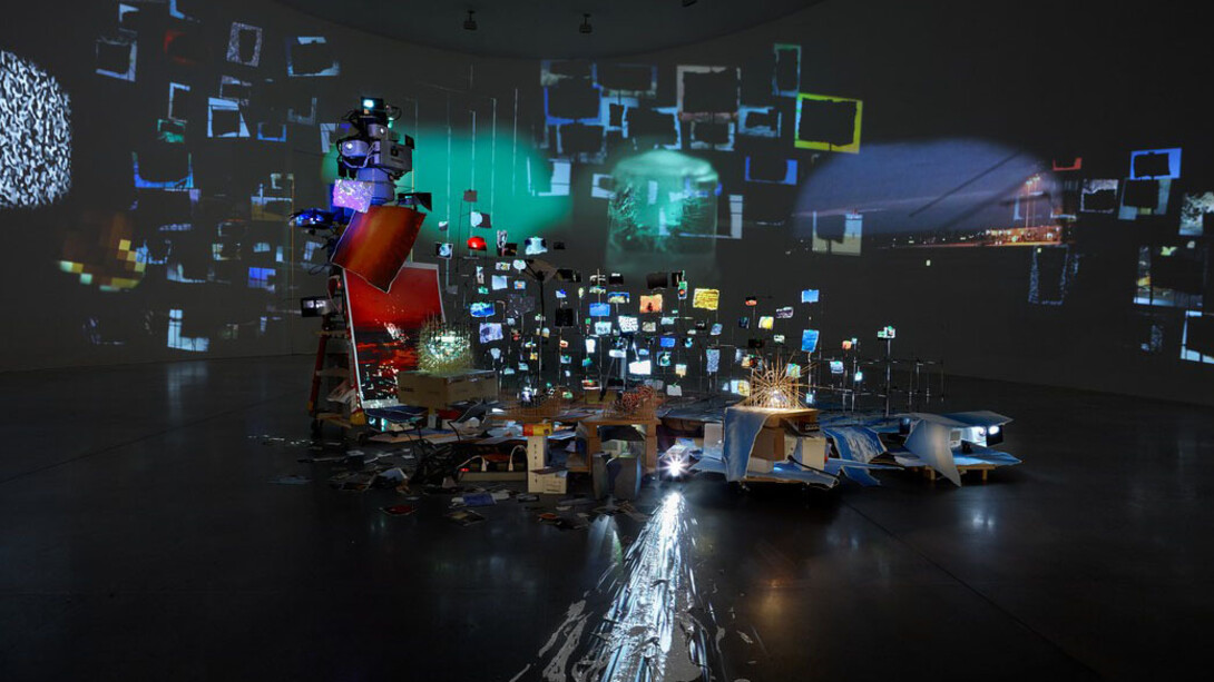 Sarah Sze. Courtesy of Gagosian Gallery