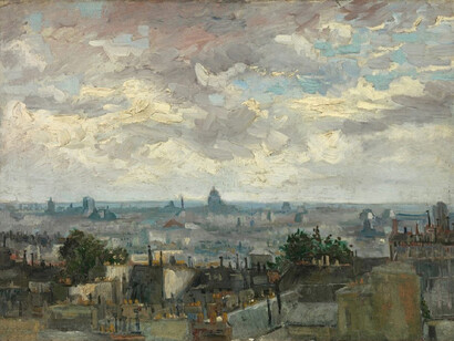 Vincent van Gogh, View of Paris, 1886. Courtesy of Van Gogh Museum