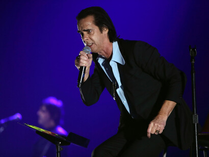 Nick Cave durante il concerto