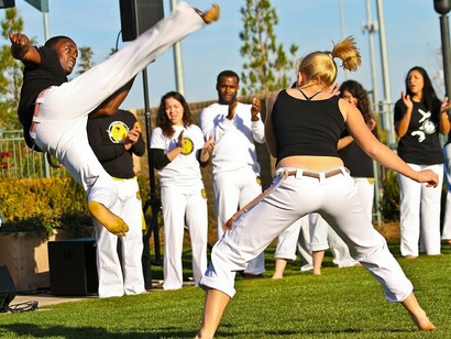 Capoeira al aire libre