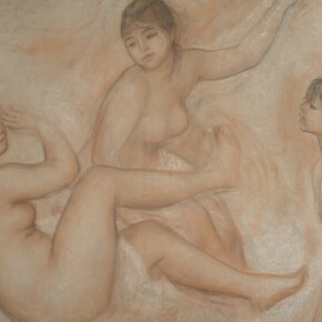 Auguste Renoir, Trois baigneuses au bord de l'eau, vers 1881 - 1882. Avec l'aimable autorisation du musée d'Orsay