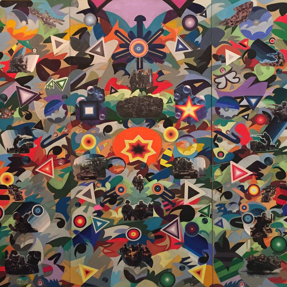 David Gaither, Axiom, Guerrilla Warfare - Maximal Insurgency. Courtesy of 511 Gallery 