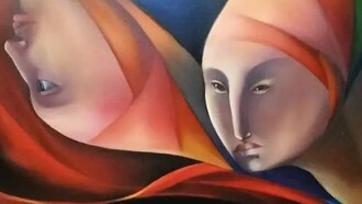 Obra de Juan Carlos Reyes Portilla perteneciente a su serie "Péndulos"