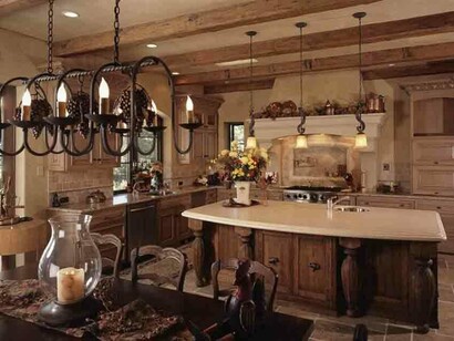 Comedor estilo “Vintage” rural