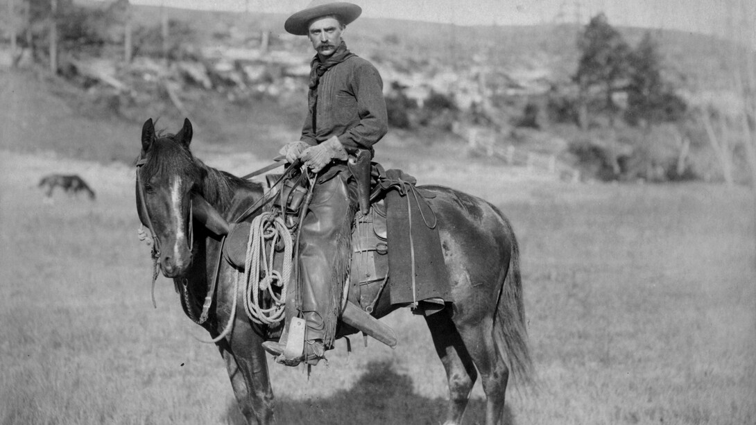 Un «cowboy» en Texas (1887)