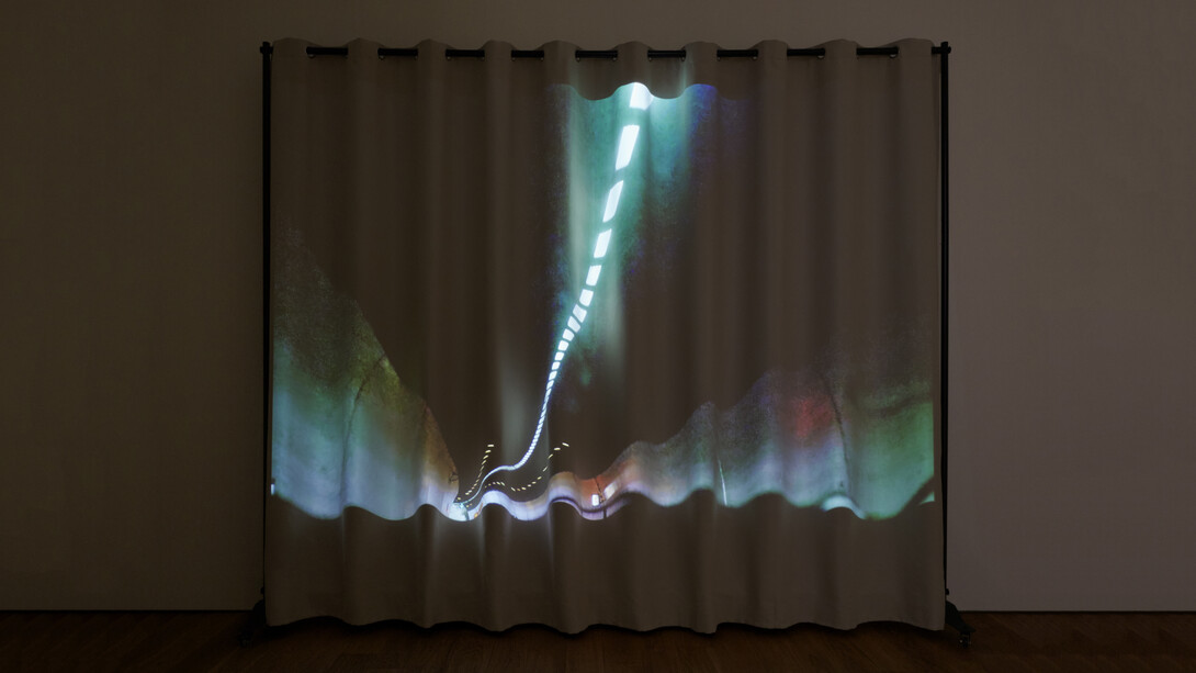 Tiffany Sia, Phantasmatic screens, ausstellungsansicht. Mit freundlicher genehmigung von Mudam