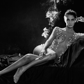 Gianpaolo Barbieri, La Bella Otero, 2014, foto in analogico su carta Hahnemühle Fine Art Baryta 308 gr., 90 x 70 cm, ed. 115, courtesy 29 Arts In Progress