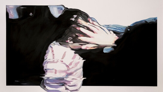 Rachele Moscatelli, Mother's hands, cm 70x100, 2019, mista su carta