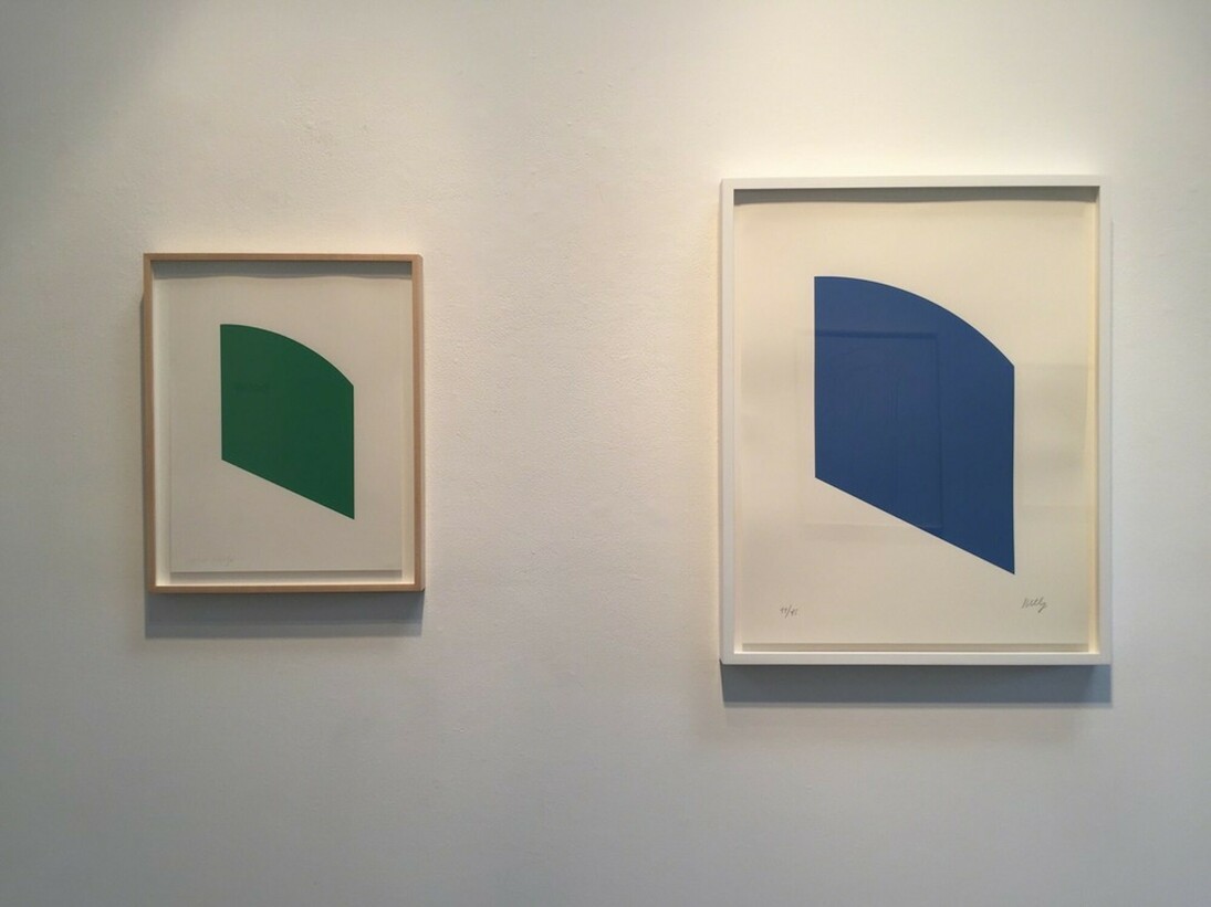 Ellsworth Kelly. Courtesy of Leslie Sacks Gallery