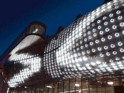 Murinsel beleuchtet, Copyright Graz Tourismus