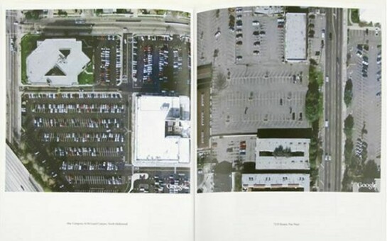 Hermann Zchiegner, Thirtyfour Parking Lots on Google Earth 2006, © Hermann Zschiegner. Courtesy Gagosian Gallery. Photography by Robert McKeever
