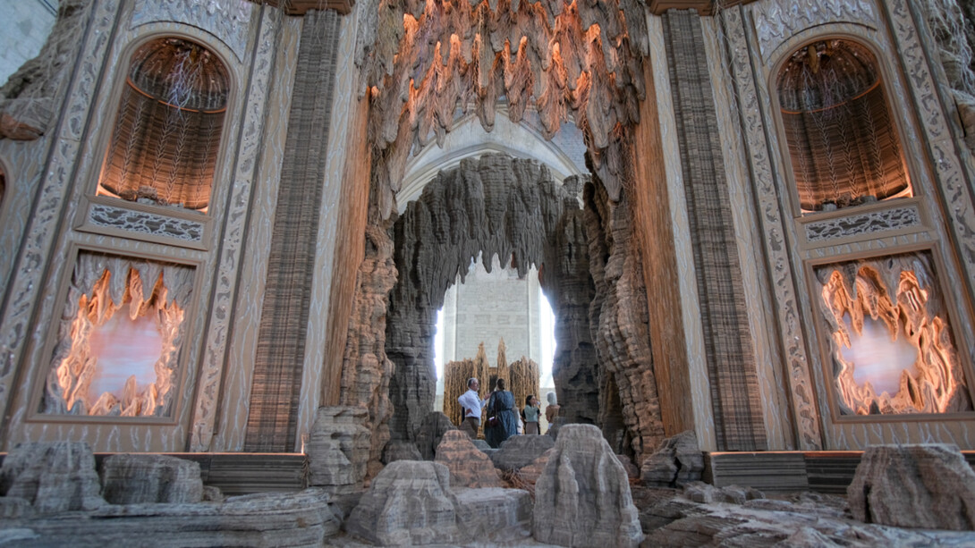 Eva Jospin, Palazzo, 2023. Courtesy Palais des Papes, Avignon, photo Otresson, Avignon Tourisme