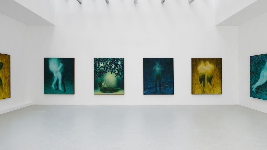 Xie Lei, Mort heureuse, exhibition view. Courtesy of Semiose Gallery