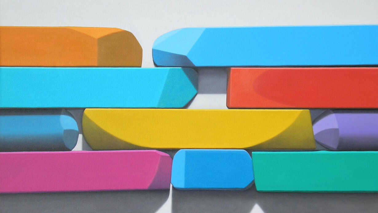 Richard Parker, Pastel sticks #178, 2018. Courtesy of Billis/Williams Gallery